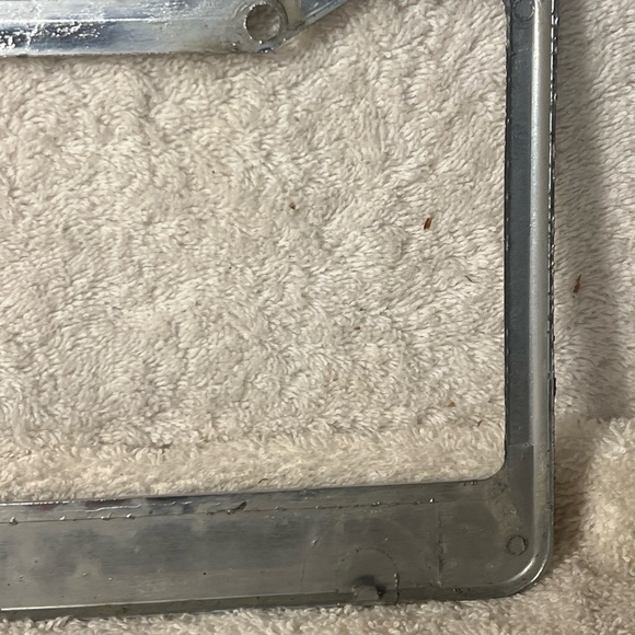 Vintage NFL Pittsburgh Steelers Metal License Plate Holder Pre-Owned - Picture 13 of 13